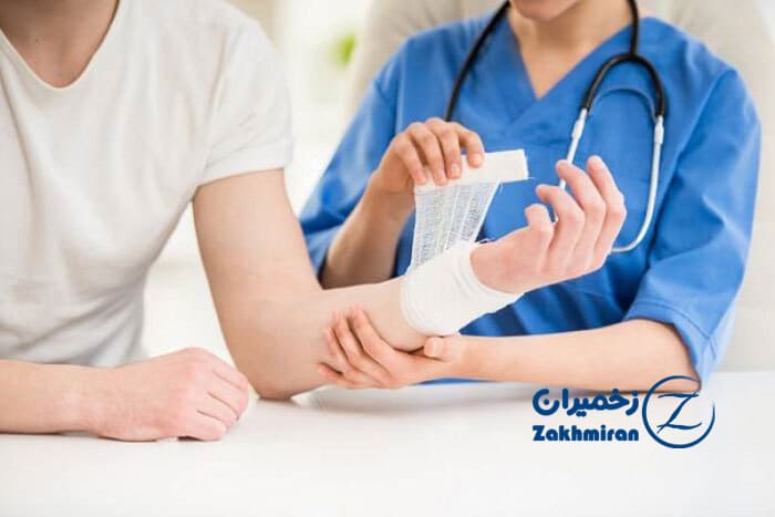 درمان زخم 5 درمان زخم با محصولات زخمیران