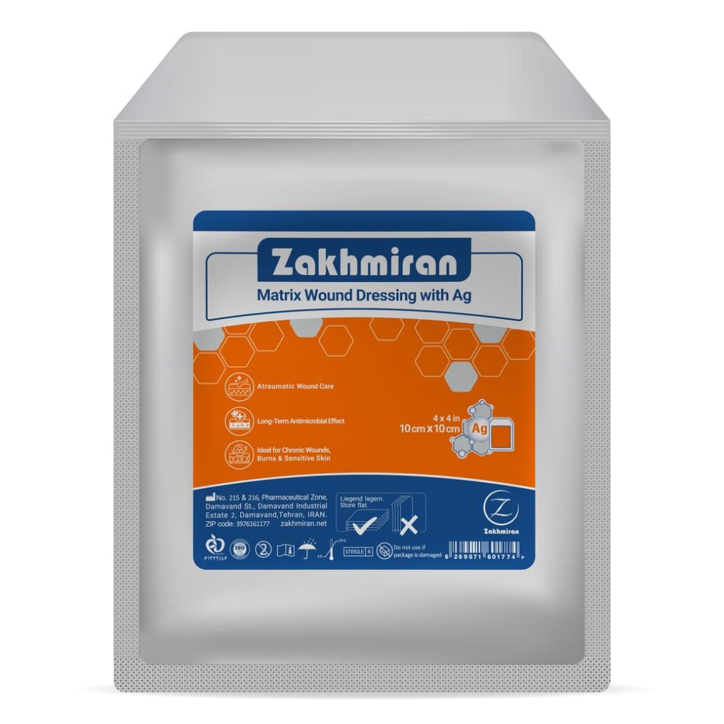 پانسمان ماتریکس نقره زخمیران