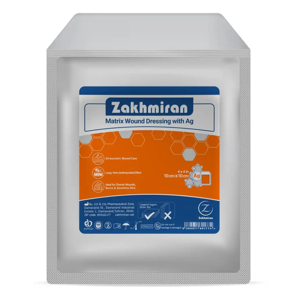 پانسمان ماتریکس نقره زخمیران
